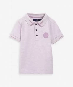 Baker By Ted Baker Lilac Polo Shirt -Baker by Ted Baker shop unnamed file 1499 scaled