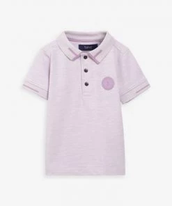 Baker By Ted Baker Lilac Polo Shirt -Baker by Ted Baker shop unnamed file 1502