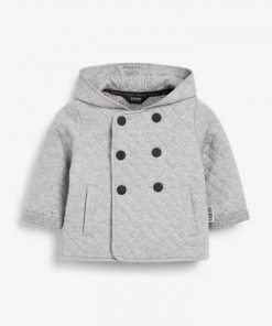 Baker By Ted Baker Grey Quilted Jacket -Baker by Ted Baker shop unnamed file 1506