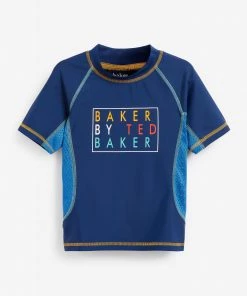 Baker By Ted Baker Navy Blue Rash Vest -Baker by Ted Baker shop unnamed file 1516 scaled