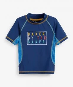 Baker By Ted Baker Navy Blue Rash Vest -Baker by Ted Baker shop unnamed file 1517