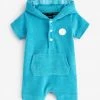 Baker By Ted Baker Blue Towelling Romper