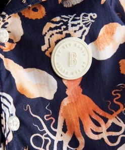 Baker By Ted Baker Navy Blue 3 Aop Shirt -Baker by Ted Baker shop unnamed file 1526 scaled