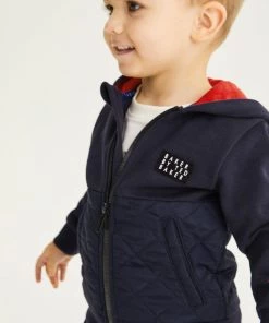 Baker By Ted Baker Navy Zip Through Hoodie -Baker by Ted Baker shop unnamed file 1534 scaled