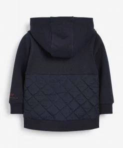 Baker By Ted Baker Navy Zip Through Hoodie -Baker by Ted Baker shop unnamed file 1536 scaled