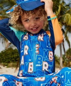 Baker By Ted Baker Blue Letter Print Sunsafe Suit -Baker by Ted Baker shop unnamed file 1566 scaled