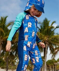Baker By Ted Baker Blue Letter Print Sunsafe Suit -Baker by Ted Baker shop unnamed file 1567 scaled