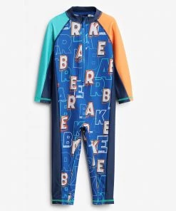 Baker By Ted Baker Blue Letter Print Sunsafe Suit -Baker by Ted Baker shop unnamed file 1569 scaled