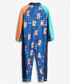 Baker By Ted Baker Blue Letter Print Sunsafe Suit -Baker by Ted Baker shop unnamed file 1570 scaled