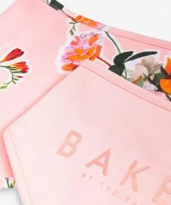 Baker By Ted Baker Pink Floral Bibs 2 Pack -Baker by Ted Baker shop unnamed file 1582 scaled