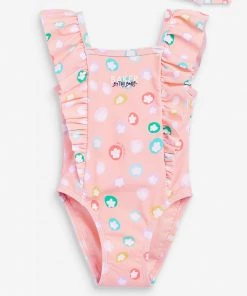 Baker By Ted Baker Pink Spot Swimsuit