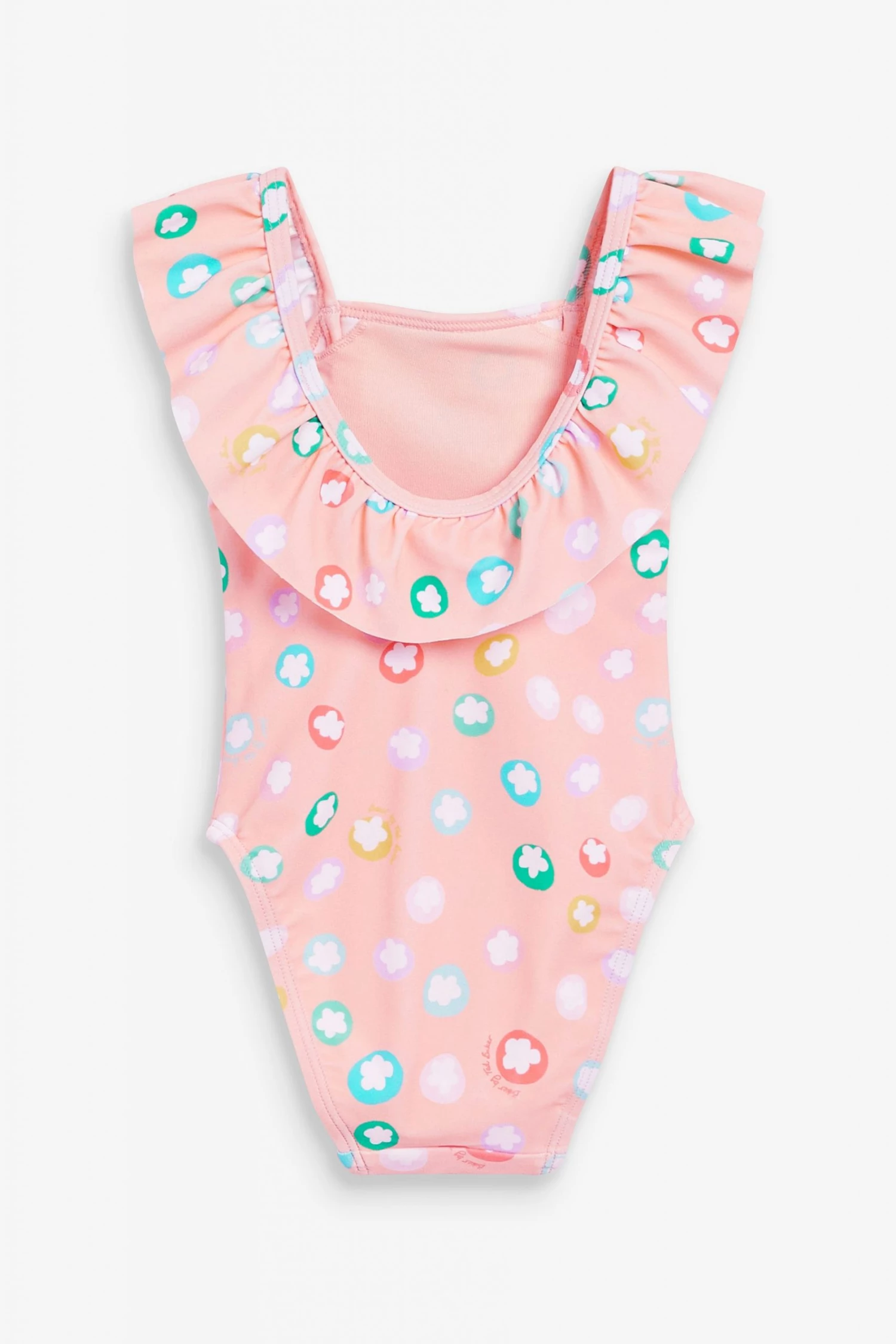 Baker By Ted Baker Pink Spot Swimsuit 2 Baker By Ted Baker Pink Spot Swimsuit - Image 2