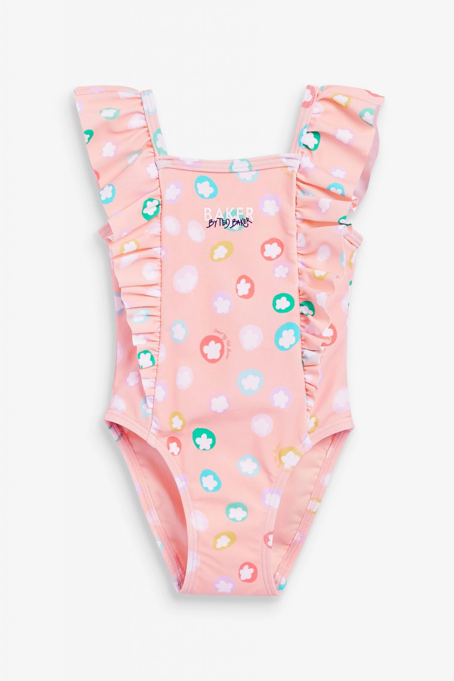 Baker By Ted Baker Pink Spot Swimsuit 3 Baker By Ted Baker Pink Spot Swimsuit - Image 3