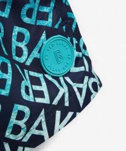 Baker By Ted Baker Navy Blue Ombre Printed Swim Shorts -Baker by Ted Baker shop unnamed file 1626 scaled