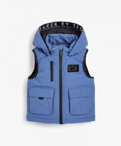 Baker By Ted Baker Blue Gilet -Baker by Ted Baker shop unnamed file 1634