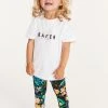 Baker By Ted Baker White T-Shirt And Leggings Set