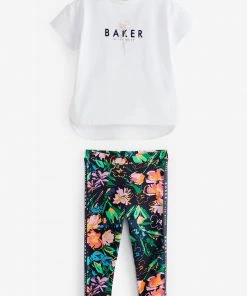 Baker By Ted Baker White T-Shirt And Leggings Set -Baker by Ted Baker shop unnamed file 173 scaled