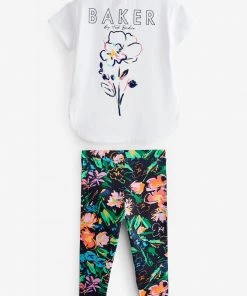 Baker By Ted Baker White T-Shirt And Leggings Set -Baker by Ted Baker shop unnamed file 174 scaled
