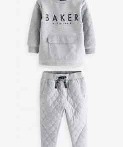 Baker By Ted Baker Grey Quilted Set -Baker by Ted Baker shop unnamed file 191 scaled