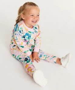 Baker By Ted Baker Pink Floral Sweat Set -Baker by Ted Baker shop unnamed file 2 scaled