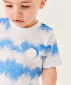 Baker By Ted Baker Blue Tie-Dye T-Shirt And Shorts Set -Baker by Ted Baker shop unnamed file 209 scaled