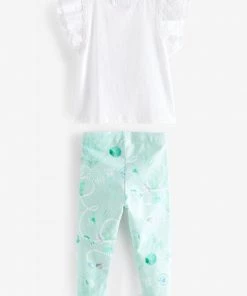 Baker By Ted Baker Aqua Blue Seahorse Leggings Set -Baker by Ted Baker shop unnamed file 219 scaled