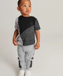 Baker By Ted Baker Grey Colourblock T-Shirt And Joggers Set -Baker by Ted Baker shop unnamed file 22 scaled