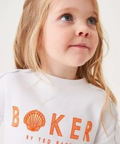 Baker By Ted Baker White Sweatshirt And Shorts Set -Baker by Ted Baker shop unnamed file 225 scaled