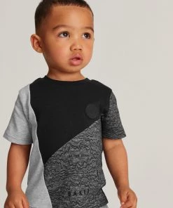 Baker By Ted Baker Grey Colourblock T-Shirt And Joggers Set -Baker by Ted Baker shop unnamed file 24 scaled