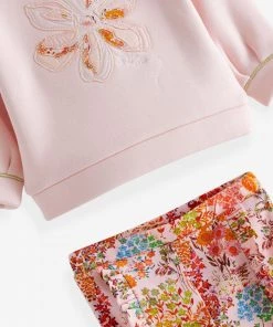Baker By Ted Baker Pink Floral Sweater And Leggings Set -Baker by Ted Baker shop unnamed file 251 scaled