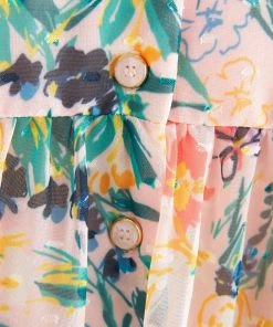 Baker By Ted Baker Pink Chiffon Tier Dress -Baker by Ted Baker shop unnamed file 292 scaled