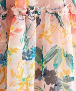 Baker By Ted Baker Pink Chiffon Tier Dress -Baker by Ted Baker shop unnamed file 293 scaled