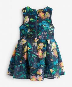 Baker By Ted Baker Navy Scuba Mesh Dress -Baker by Ted Baker shop unnamed file 296 scaled