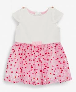 Baker By Ted Baker Spot Flock Dress