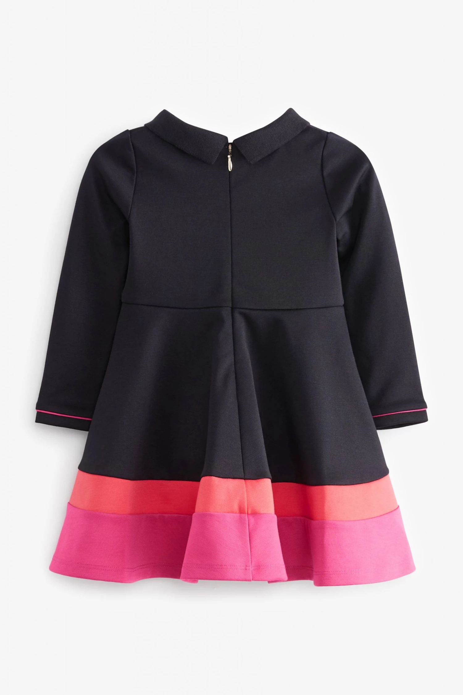 Baker By Ted Baker Navy And Pink Colourblock Dress 8 Baker By Ted Baker Navy And Pink Colourblock Dress - Image 8