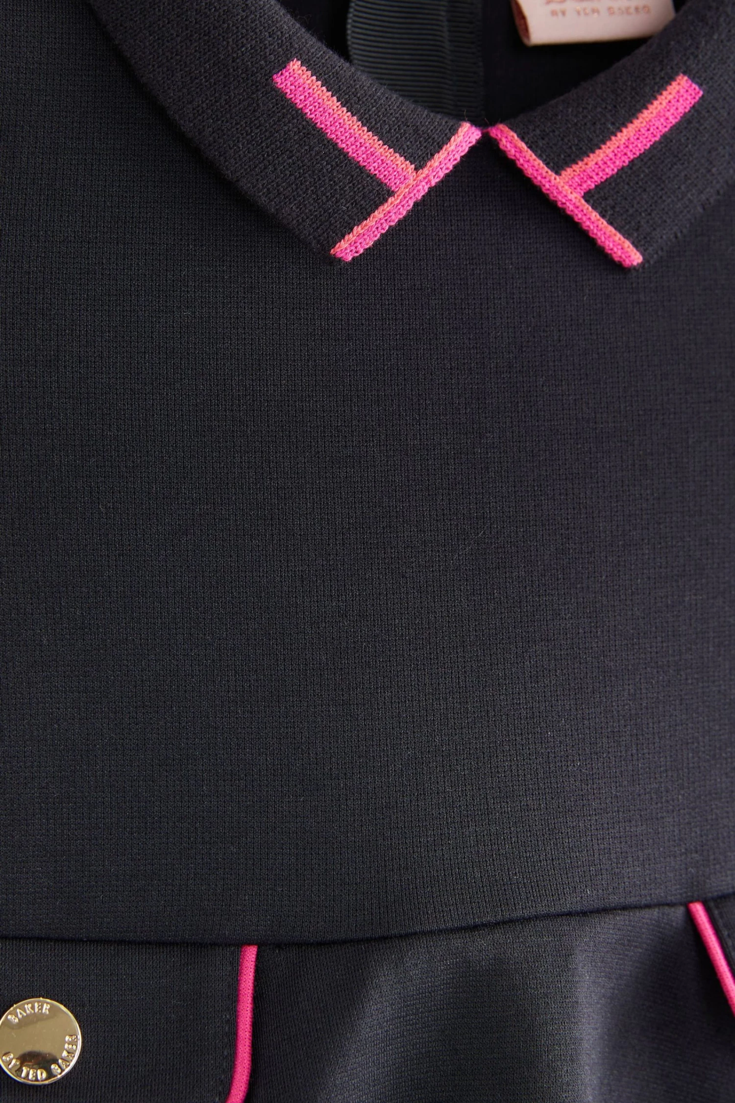 Baker By Ted Baker Navy And Pink Colourblock Dress 10 Baker By Ted Baker Navy And Pink Colourblock Dress - Image 10