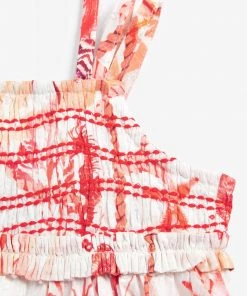 Baker By Ted Baker Printed Coral Pink Dress -Baker by Ted Baker shop unnamed file 339 scaled