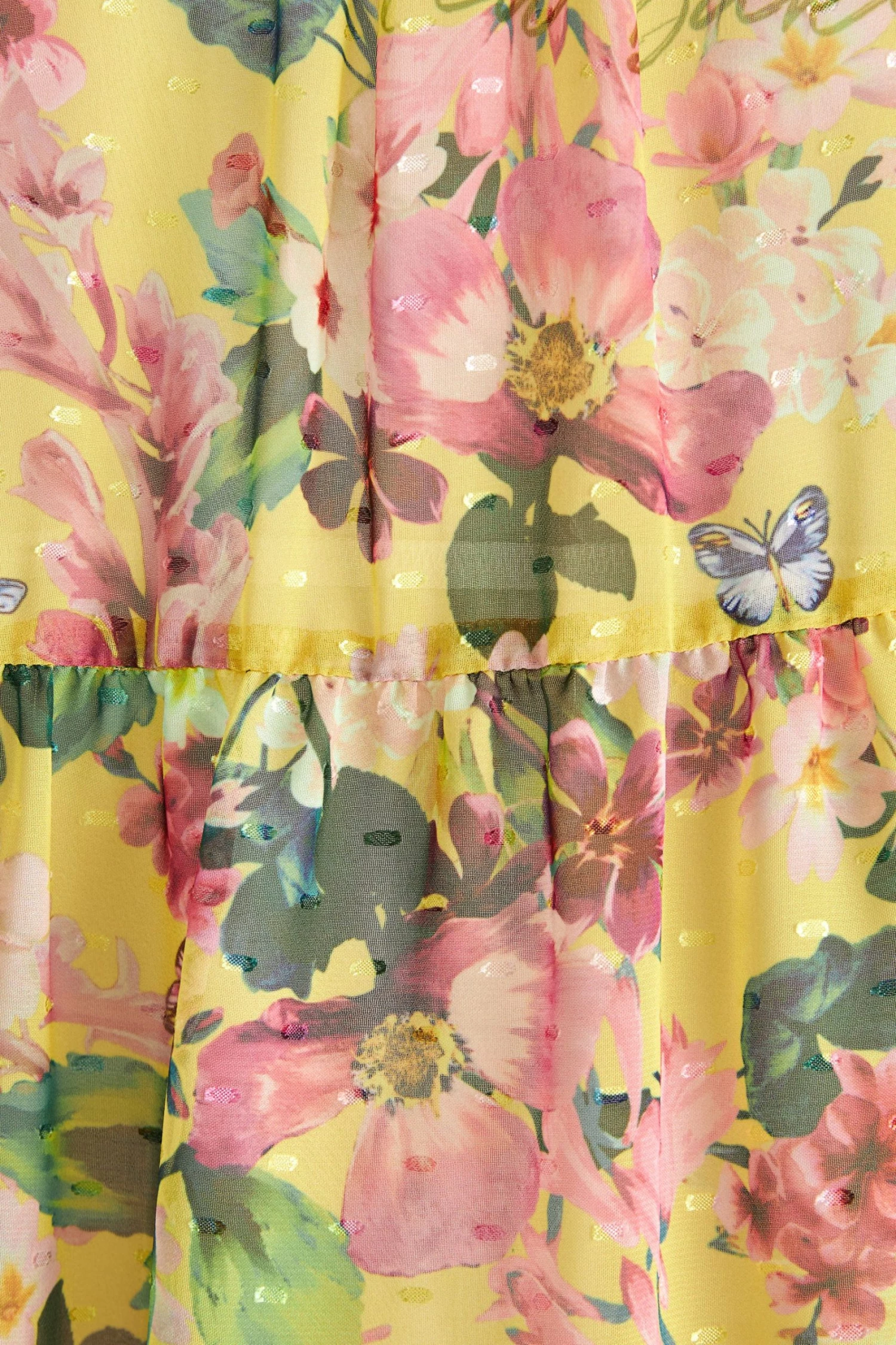 Baker By Ted Baker Yellow Midi Dress 5 Baker By Ted Baker Yellow Midi Dress - Image 5