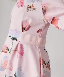Baker By Ted Baker Pink Sweatshirt Dress -Baker by Ted Baker shop unnamed file 384 scaled