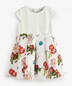 Baker By Ted Baker White Floral Dress -Baker by Ted Baker shop unnamed file 401