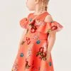 Baker By Ted Baker Orange Floral Dress