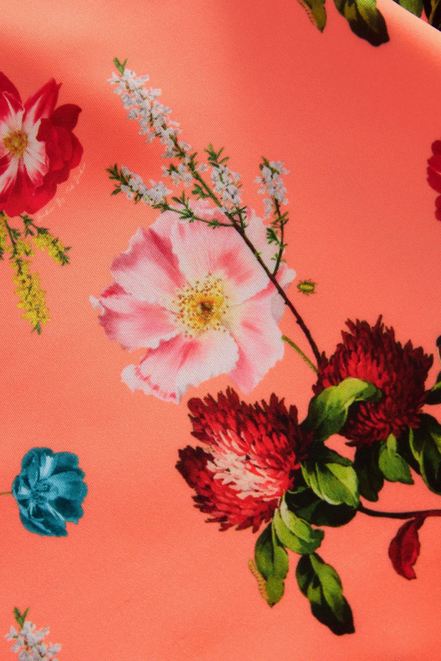 Baker By Ted Baker Orange Floral Dress 7 Baker By Ted Baker Orange Floral Dress - Image 7