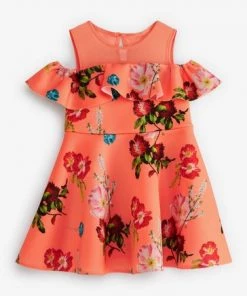 Baker By Ted Baker Orange Floral Dress 17 Baker By Ted Baker Orange Floral Dress -Baker by Ted Baker shop unnamed file 422