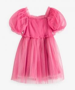 Baker By Ted Baker Pink Mesh Dress -Baker by Ted Baker shop unnamed file 425