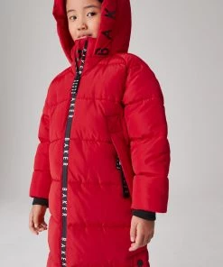 Baker By Ted Baker Red Padded Coat -Baker by Ted Baker shop unnamed file 456 scaled