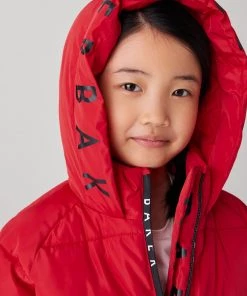 Baker By Ted Baker Red Padded Coat -Baker by Ted Baker shop unnamed file 457 scaled