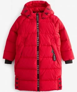 Baker By Ted Baker Red Padded Coat -Baker by Ted Baker shop unnamed file 459 scaled