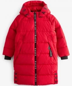 Baker By Ted Baker Red Padded Coat -Baker by Ted Baker shop unnamed file 462