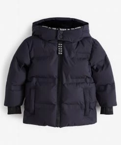Baker By Ted Baker Shower Resistant Navy Blue Coat