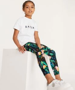 Baker By Ted Baker White Jersey T-Shirt And Leggings Set